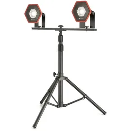 TOOLCRAFT TO-7444920 Stativ 2 Leuchten Passend für (Handlampen) LED-Arbeitsleuchte, LED-Arbeitsleuchte WL1000, LED-Arbeitsleuchte