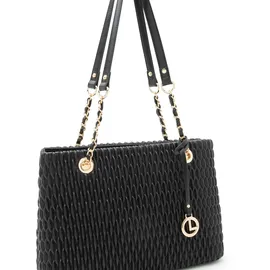 L.Credi Roxanne Schultertasche Synthetik Black