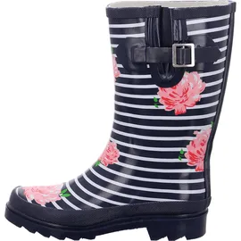 Beck Damen Stripes Gummistiefel, Blau, 41 EU