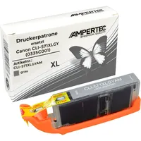 Ampertec Kompatible Tinte ersetzt Canon CLI-571XLGY grau