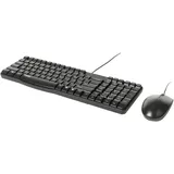Rapoo NX1820 Tastatur DE Set schwarz