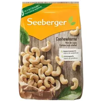 Seeberger Cashewkerne Ganze Cashew Nüsse - reich an Proteinen, Vitaminen & Mineralstoffen - Naturbelassen - ohne Zusatzstoffe, vegan (1 x 500 g)