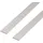 GAH Alberts Flachstange Aluminium, silberfarbig eloxiert 1000 x 60 x 3 mm 2 Stück