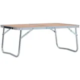 vidaXL Campingtisch Klappbar Braun