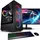 Kiebel Viper V Gaming-PC AMD Ryzen 5 5600G 2023 23,8" TFT 3,9 GHz 16 GB RAM 500 GB SSD Windows 11 Home