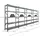 Proregal Fachbodenregal Metall 200x480x50 cm silber
