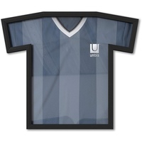 Umbra T-Frame Trikotrahmen - Bilderrahmen für T-Shirts und Fußballtrikots für Erwachsene bis Größe XXL, Mittel, Schwarz