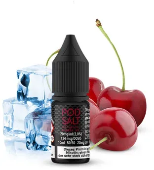 Cherry Ice 10ml NicSalt Liquid by Pod Salt 10ml / 11 mg