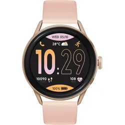 Smartwatch ICE-WATCH "ICE smart 2.0 - 1.2", rosa, Smartwatches, Armbanduhr, Damenuhr, Silikonarmband, Bluetooth, Schrittzähler