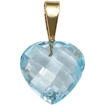Jobo Herzanhänger Gelbgold 585