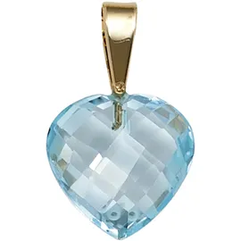Jobo Herzanhänger Gelbgold 585