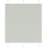 VidaXL Plissee Hellgrau 115x100 cm Stoffbreite 114,4 cm Polyester
