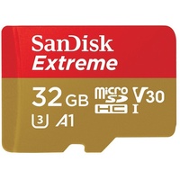 Extreme 32 GB microSDHC Karte Action 100 MB/s mit SD-Adapter