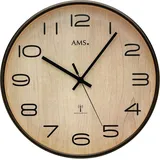 AMS Wanduhr Funkwanduhr modern Gehäusedurchmesser 32 cm - AMS Modell: 5502