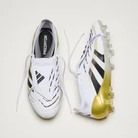 adidas Predator Elite FG Herren Cloud White/Core Black/Gold Metallic 40 2/3