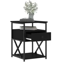 vidaXL Nachtschrank 40 x 42 x 55 cm Schwarz