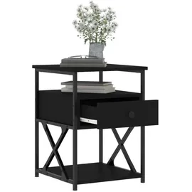 vidaXL Nachtschrank 40 x 42 x 55 cm Schwarz