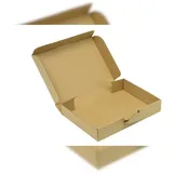TransPak Klappschachtel 1-wellig, 250x180x43mm C5, 1.2e braun, Steckverschluss, Versand als Maxibrief möglich, 100