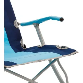 Brunner Strandstuhl Bula XL hellblau/dunkelblau