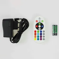 Oviala Business Runde LED-Leuchtvase - Oviala