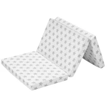 Alvi Reisebettmatratze STARS (BL 60x120 cm) - grau - BL 60x120 cm