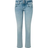 Pepe Jeans Slim-fit-Jeans PEPE JEANS »LW double Button«, Gr. 27 Länge 32, bl. powerfle, , 74096058-27 Länge 32