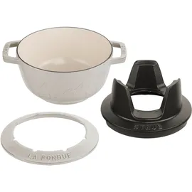 Staub Fondue-Set - silber