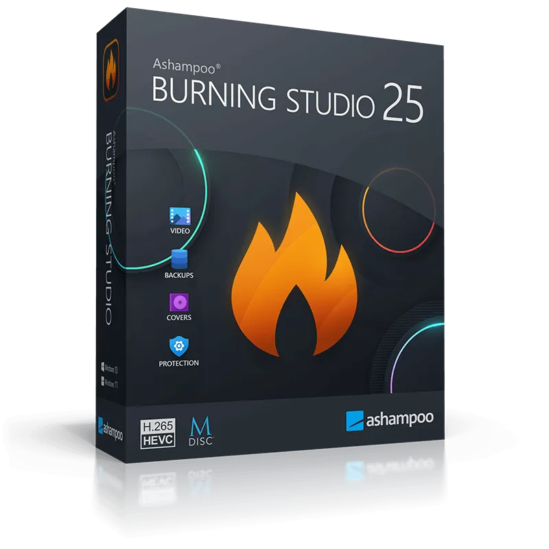 Preisvergleich Produktbild Ashampoo Burning Studio 25, 1 Gerät, Dauerlizenz, Download