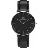Daniel Wellington Classic Black Sheffield Leder 36 mm DW00100145