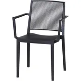 Siena Garden Stapelsessel-Set Square 2-teilig Anthrazit