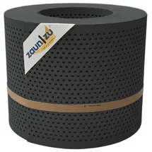 zaunzu® Sichtschutzstreifen 20 % Lochmuster 26 m Anthrazit PP