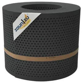 zaunzu® Sichtschutzstreifen 20 % Lochmuster 26 m Anthrazit PP