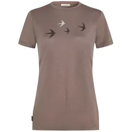 Icebreaker Merino 150 Tech Lite Bird Transit Braun XS