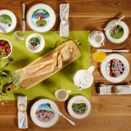 Villeroy & Boch Design Naif Brotteller 6-tlg. bunt