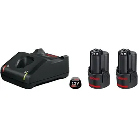 Bosch Professional Akku-Starterset 1600A019R8 inkl. 2 x 4,0 Ah Akku + Ladegerät