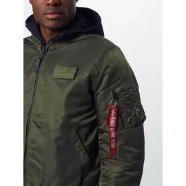 Alpha Industries Ma-1 D-tec Jacke Darkgreen / Black M