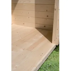 Fußboden zu Karibu 19 mm Gartenhaus Lahar 3,5