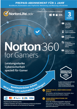 Norton 360 for Gamers 50 GB Cloud