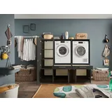 laundreezy Mehrzweckschrank-Set »LAUNDREEZY LDSK12«, Breite 185 cm, grau
