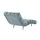 Switch Relaxliege Delphi Velours 80 x 91 x 166 cm Blau