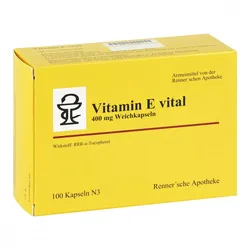 Vitamin E vital 400 mg Rennersche Apotheke Weichk.