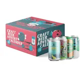 Bier Adventskalender Alkoholfrei - Premium Craft Beer Kalender, 24 nationale und internationale Top Biere (24x0,33l Dose inkl. 6 € Pfand), Bier Geschenk für Männer und Frauen, advent calendar