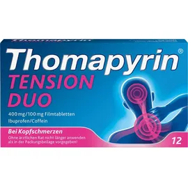 A. Nattermann & Cie. GmbH Thomapyrin Tension DUO 400 mg / 100 mg 12 St.