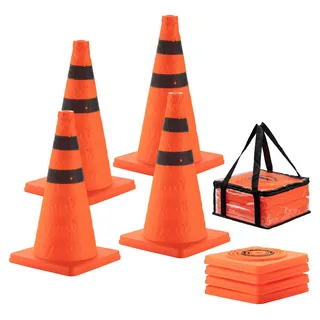 Wiltec Verkehrskegel 45 cm Rot