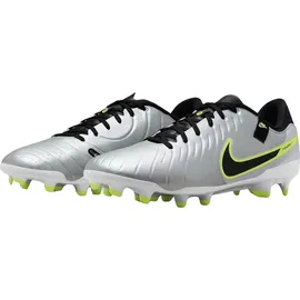 Nike Legend 10 Academy Herren Metallic Silver/Black-Volt 44