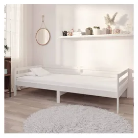vidaXL Tagesbett mit Schubladen Weiß 90x200 cm Massives Kiefernholz