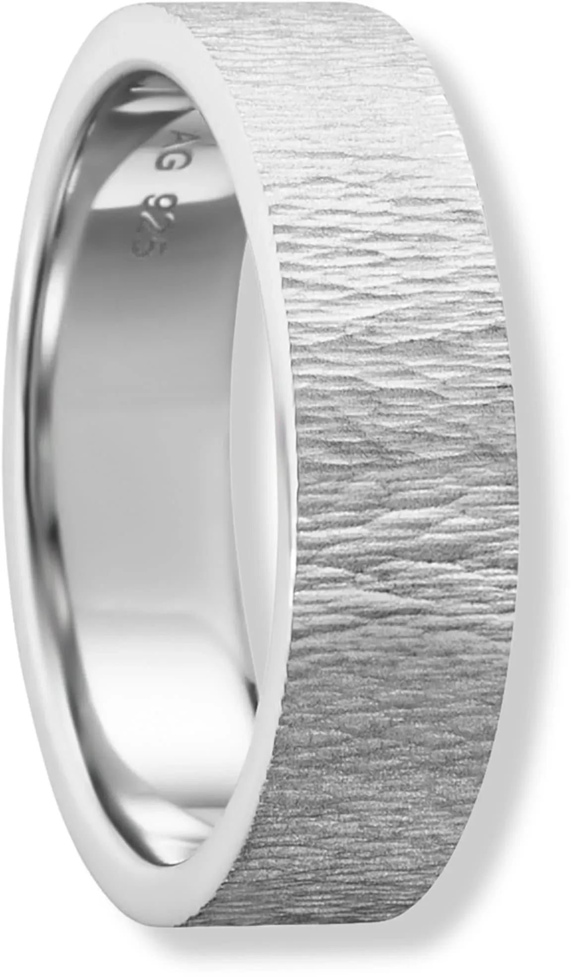 Silberring ONE ELEMENT "Freundschaft Partner Ring aus 925 Silber" Gr. 68, silber, Fingerringe, Damen, 68, Silber 925 (Sterlingsilber), Damen Silber Schmuck Freundschaft / Partner