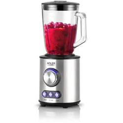 Adler AD 4078 Standmixer mit 1,5L Glasbehälter für Smoothie, Ice Crush und Puls-Funktion
