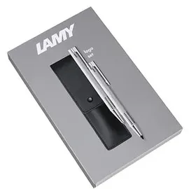 Lamy Schreibset logo brushed schwarz