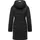 Ragwear fRagwear Damen, Langer Wintermantel warmer Steppmantel mit Kapuze Noita YOUMODO Black Gr. 6XL - 6XL